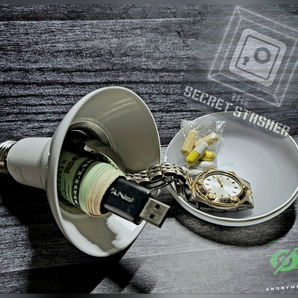 Secret Stash LED Light Flood Bulb Decoy Disguise